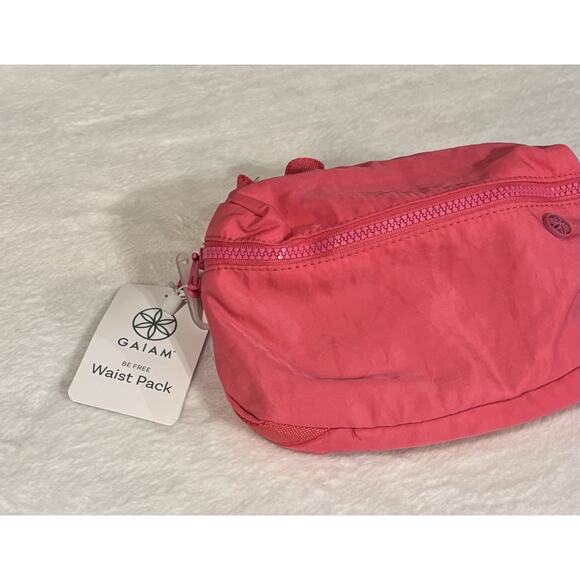 Gaiam Pink Waist Pack with Zipper Pocket New With Tags - Picture 2 of 3